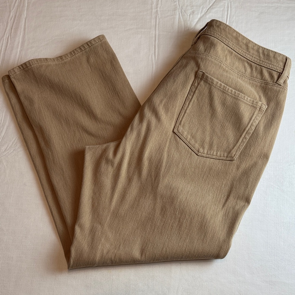Coldwater Creek Women's Classic Fit Tan Denim Jeans Size 14P